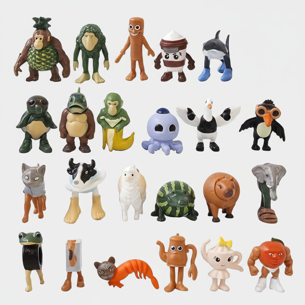 Mini Collectible Figurine Gift Set Animal Toy Collection