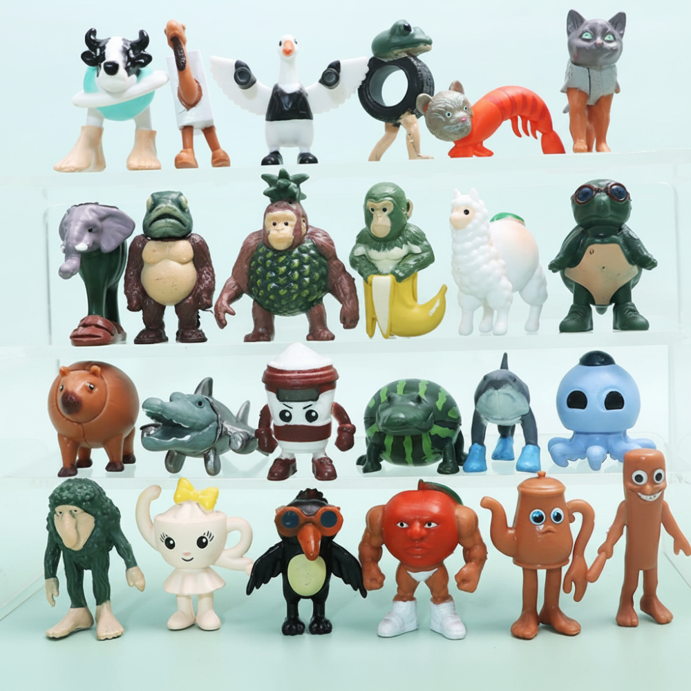 Mini Collectible Figurine Gift Set Animal Toy Collection