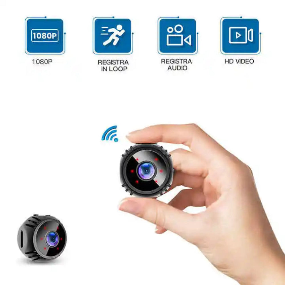 Mini WiFi Security Camera 4K Night Vision Motion Detection
