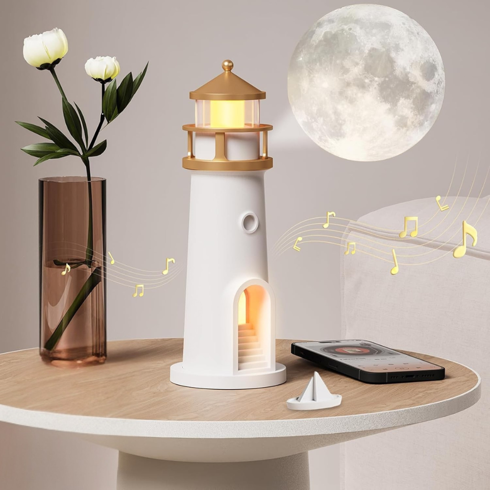 Lampe de lune veilleuse design phare décoration de chambre