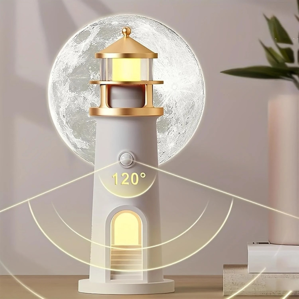 Lampe de lune veilleuse design phare décoration de chambre
