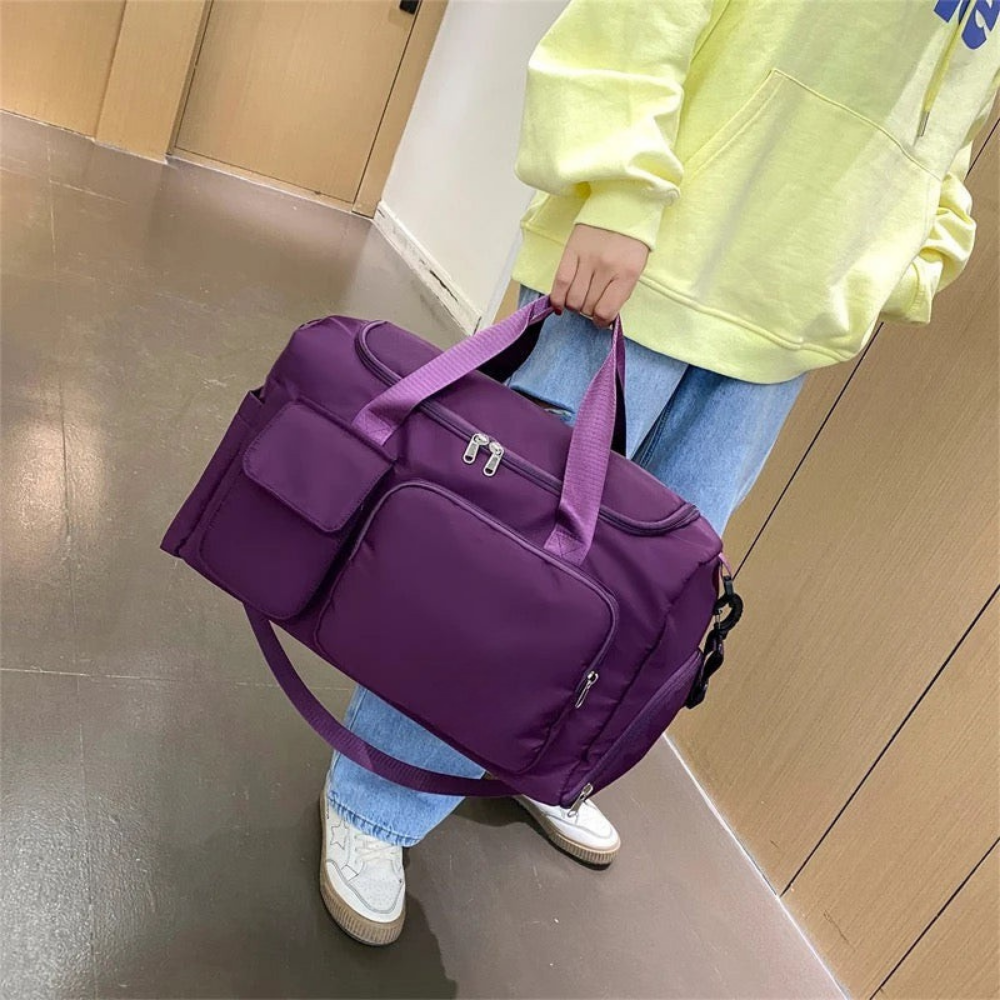 Vodotěsná cestovní taška Duffel | Velký kufr na cvičení s přihrádkou na boty