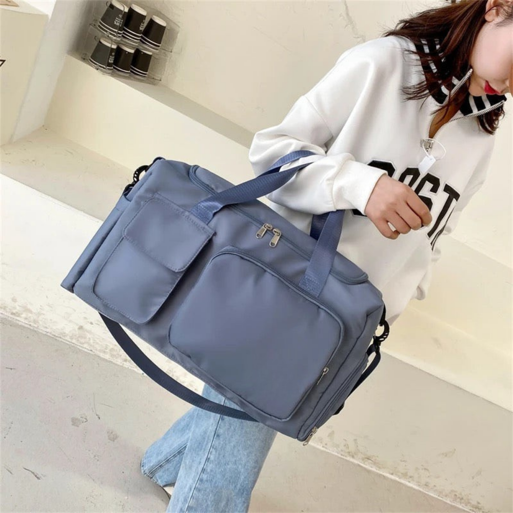 Vodotěsná cestovní taška Duffel | Velký kufr na cvičení s přihrádkou na boty