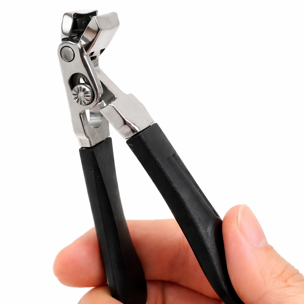 Nail Clippers Angled Stainless Steel Thick Toenails Tool