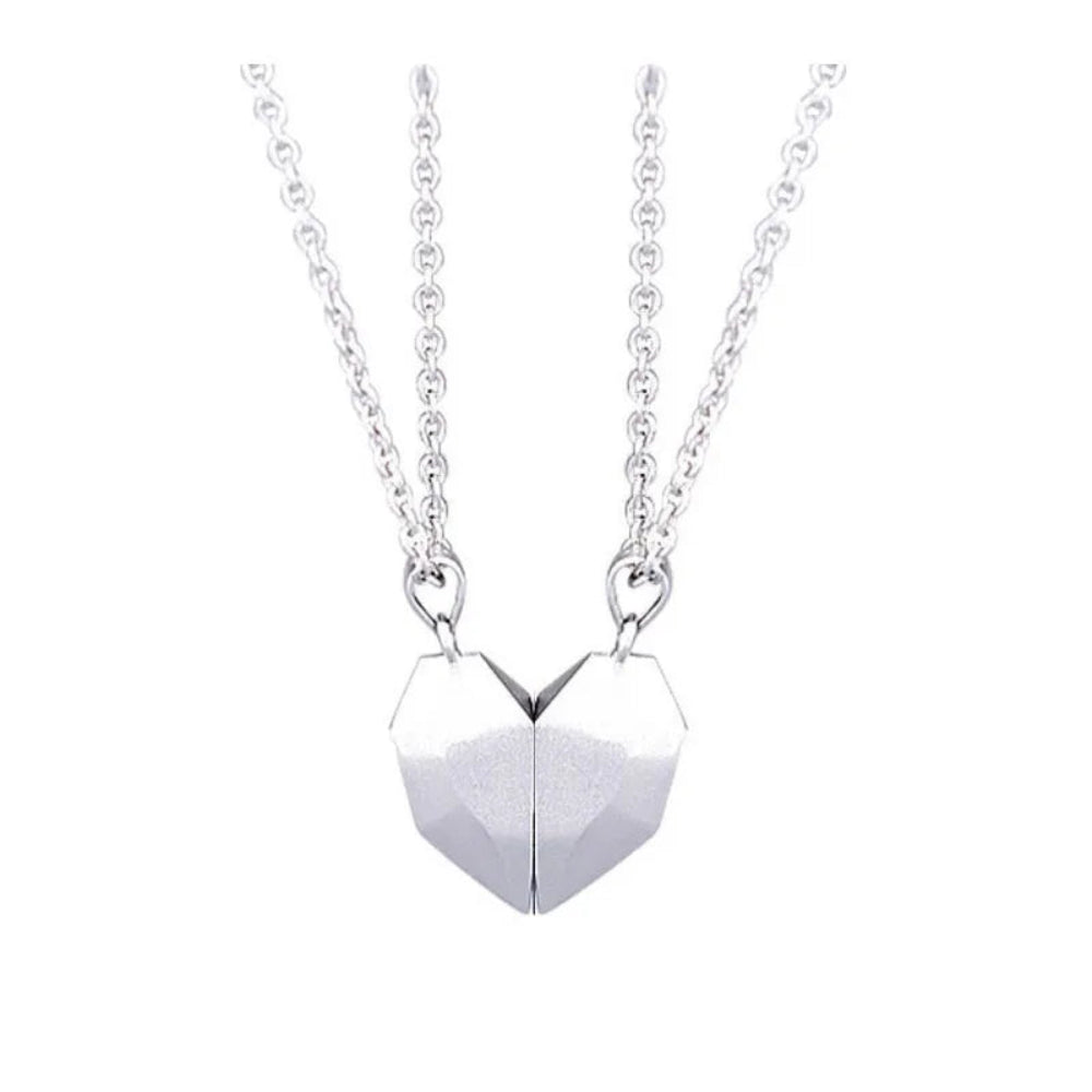 Necklace Magnetic Heart Couple Pendant Gift Set