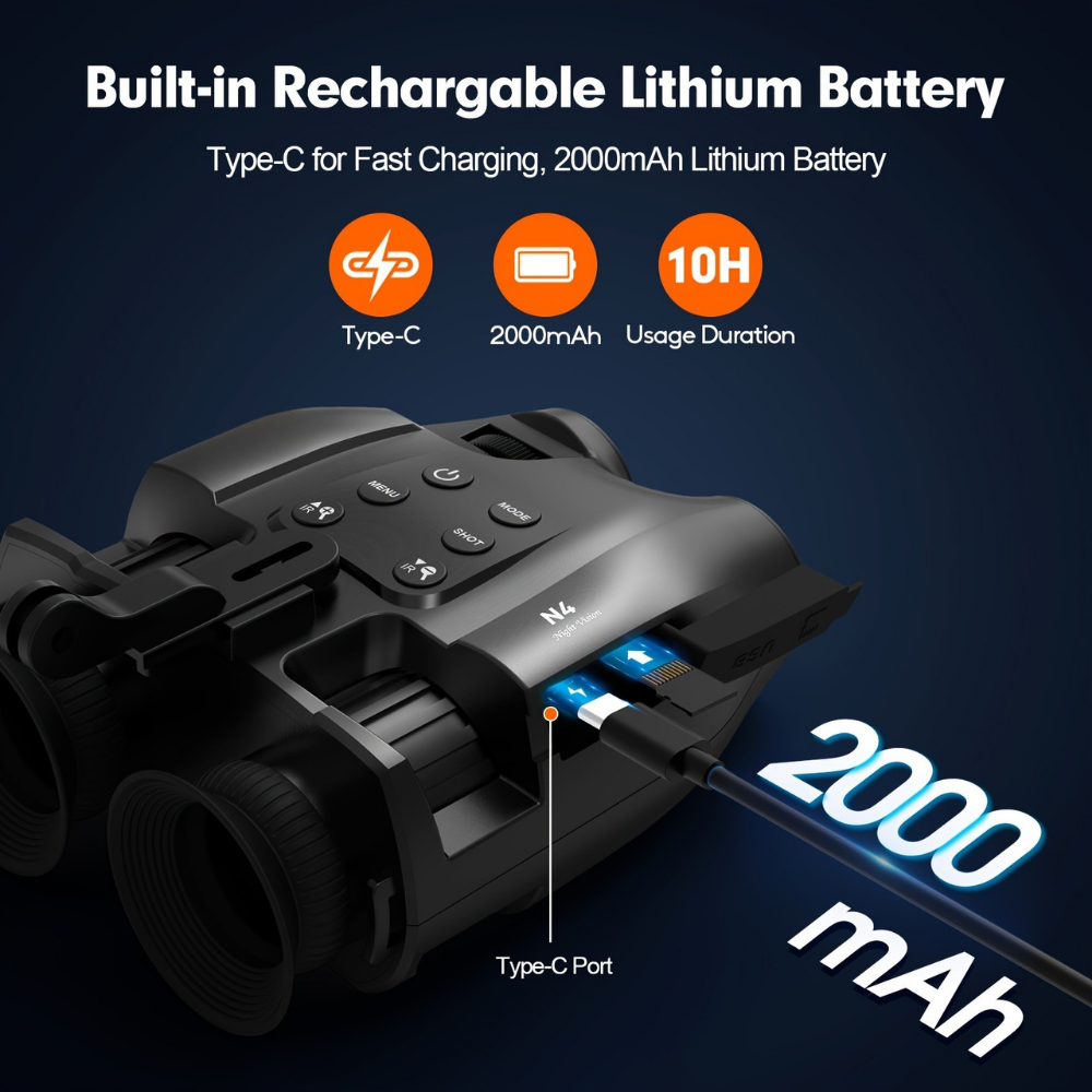 Nachtsicht Jagdausrüstung Fernglas Headset