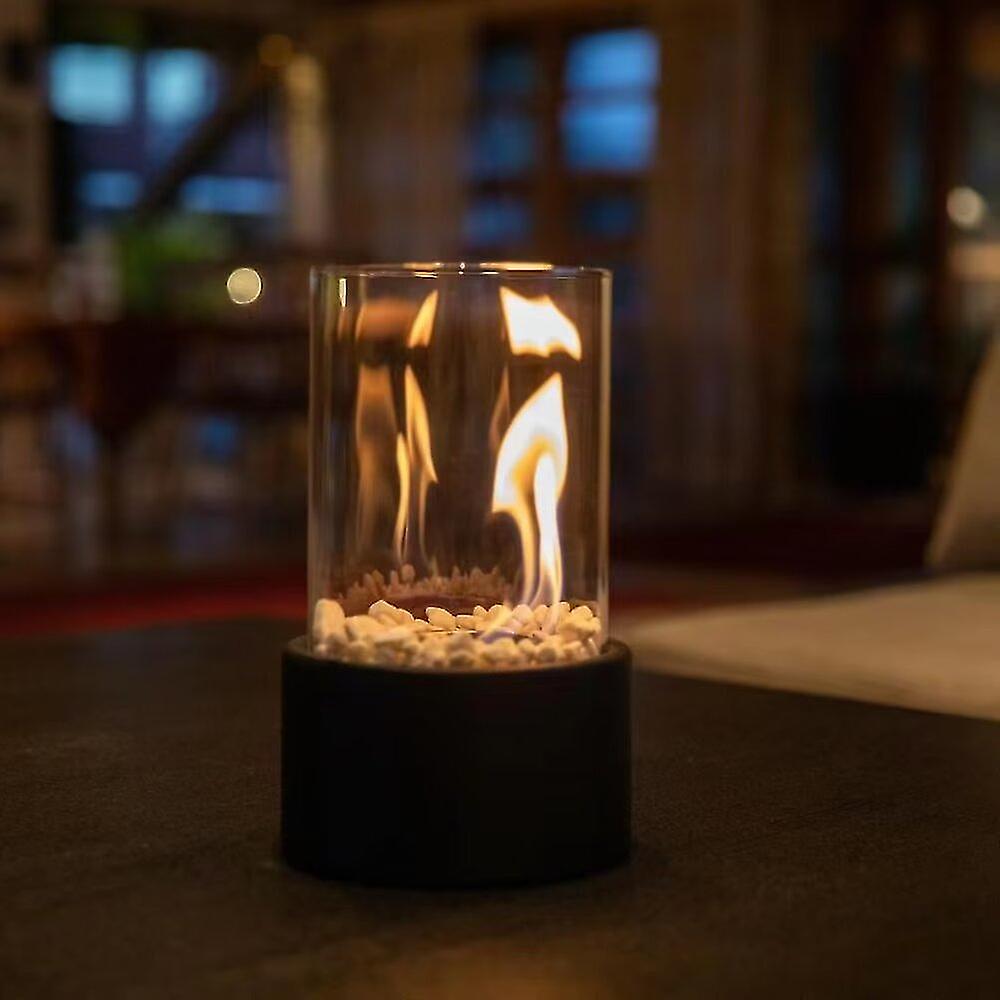 Table Lamp Glass Oil Flame Burner