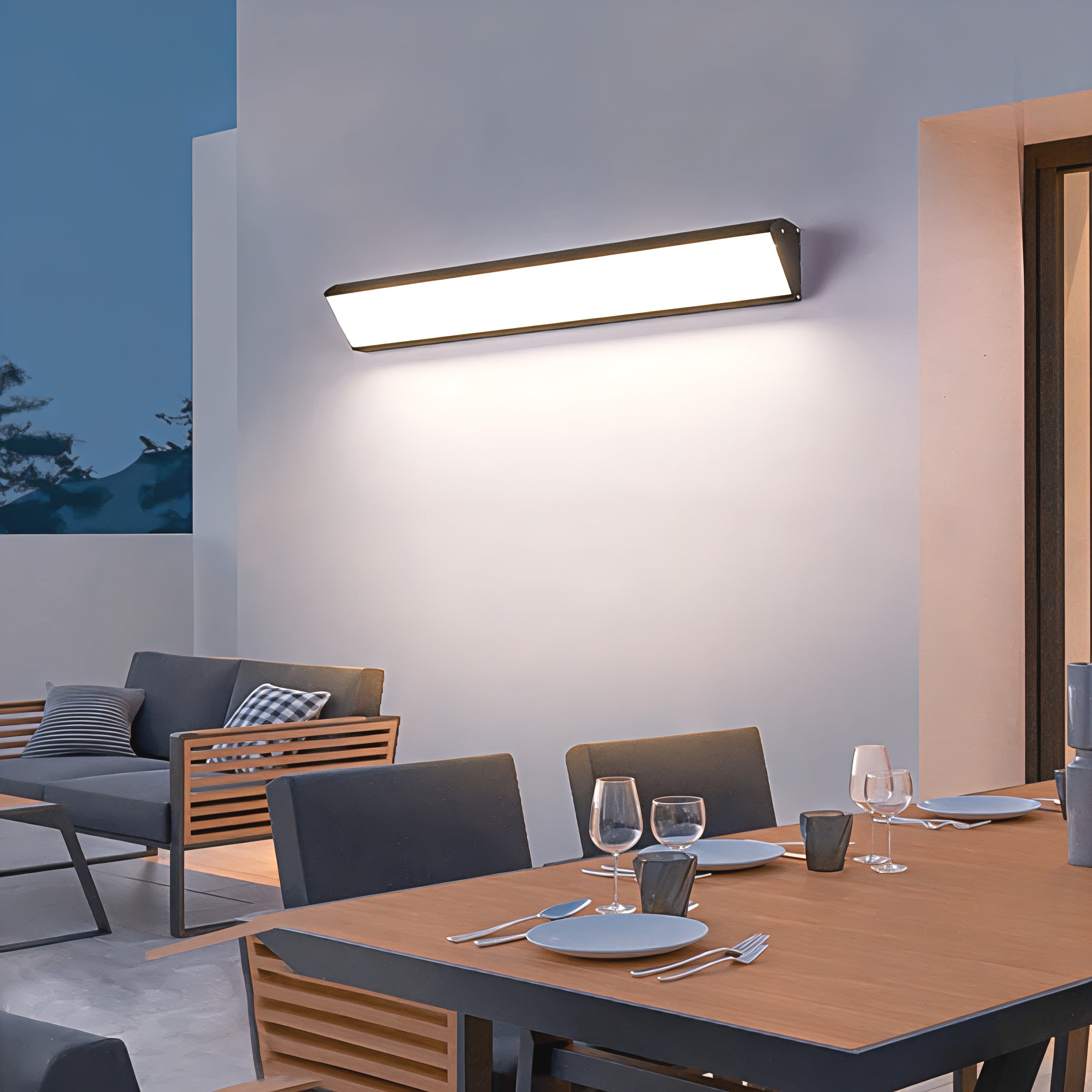 屋外用LED壁掛けライト アルミニウム 防水