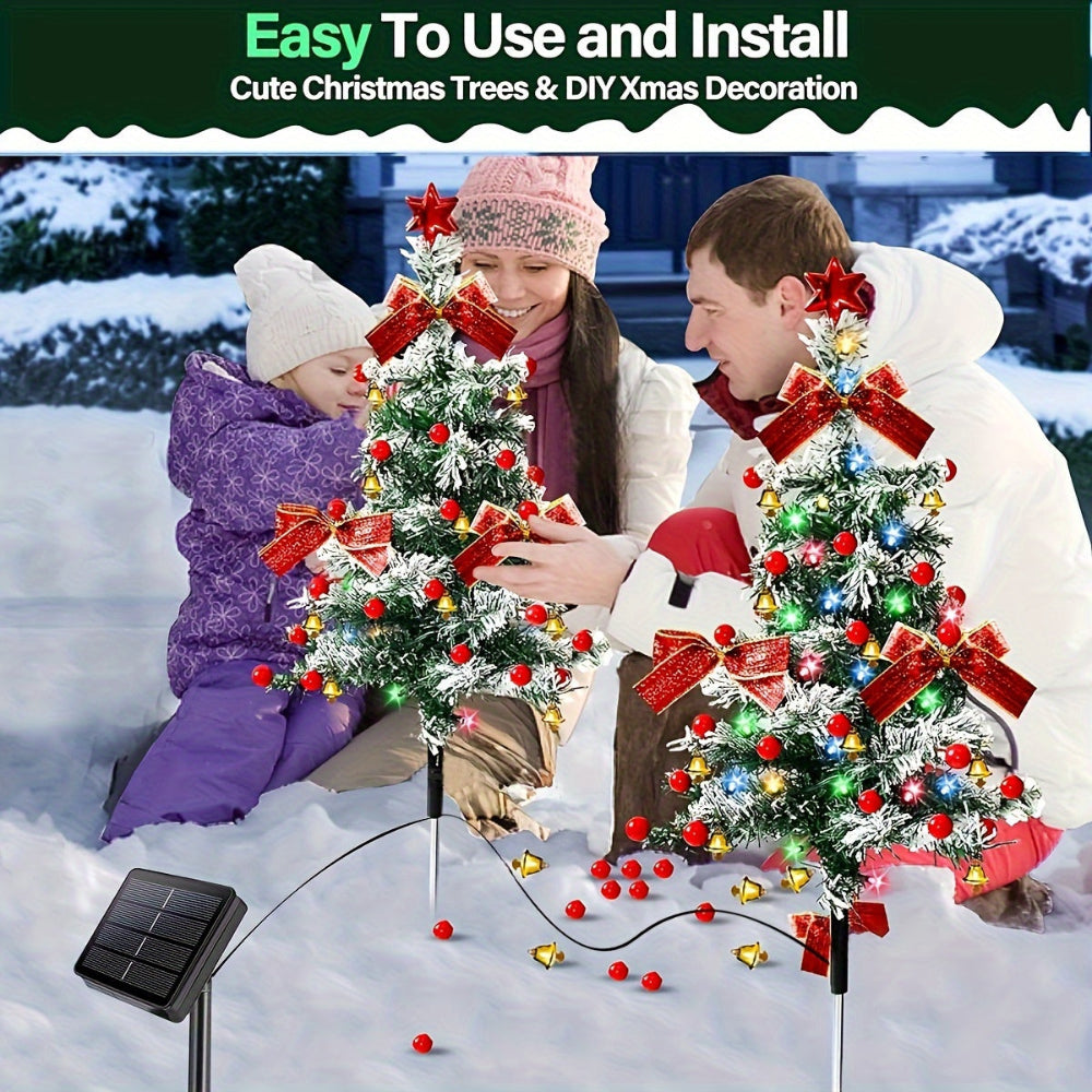 屋外クリスマスツリー照明 ソーラー通路庭装飾
