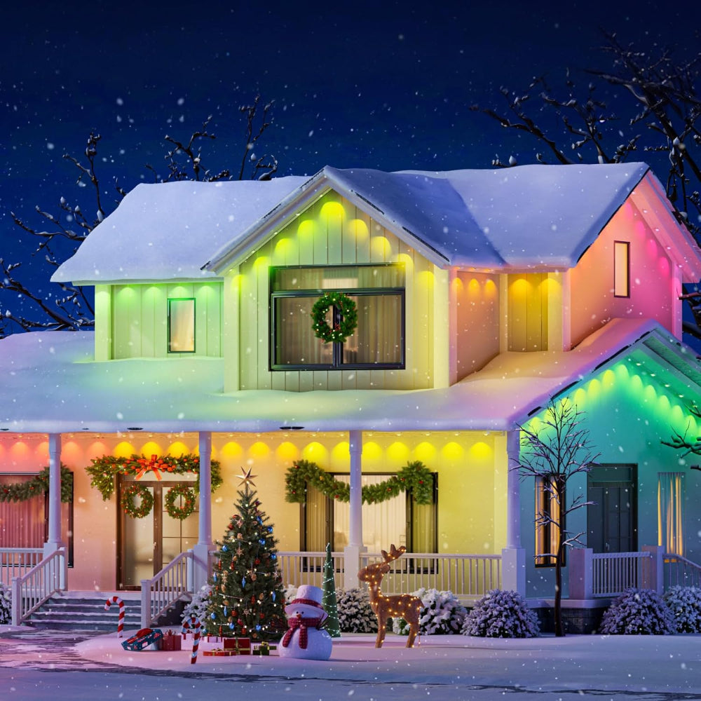 Venkovní světlo chytré RGB trvalé osvětlení střechy domu sada