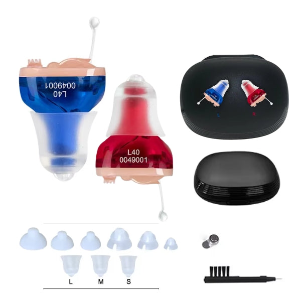 Unsichtbare Knopfzellen-Hörgeräte mit klarem Klang