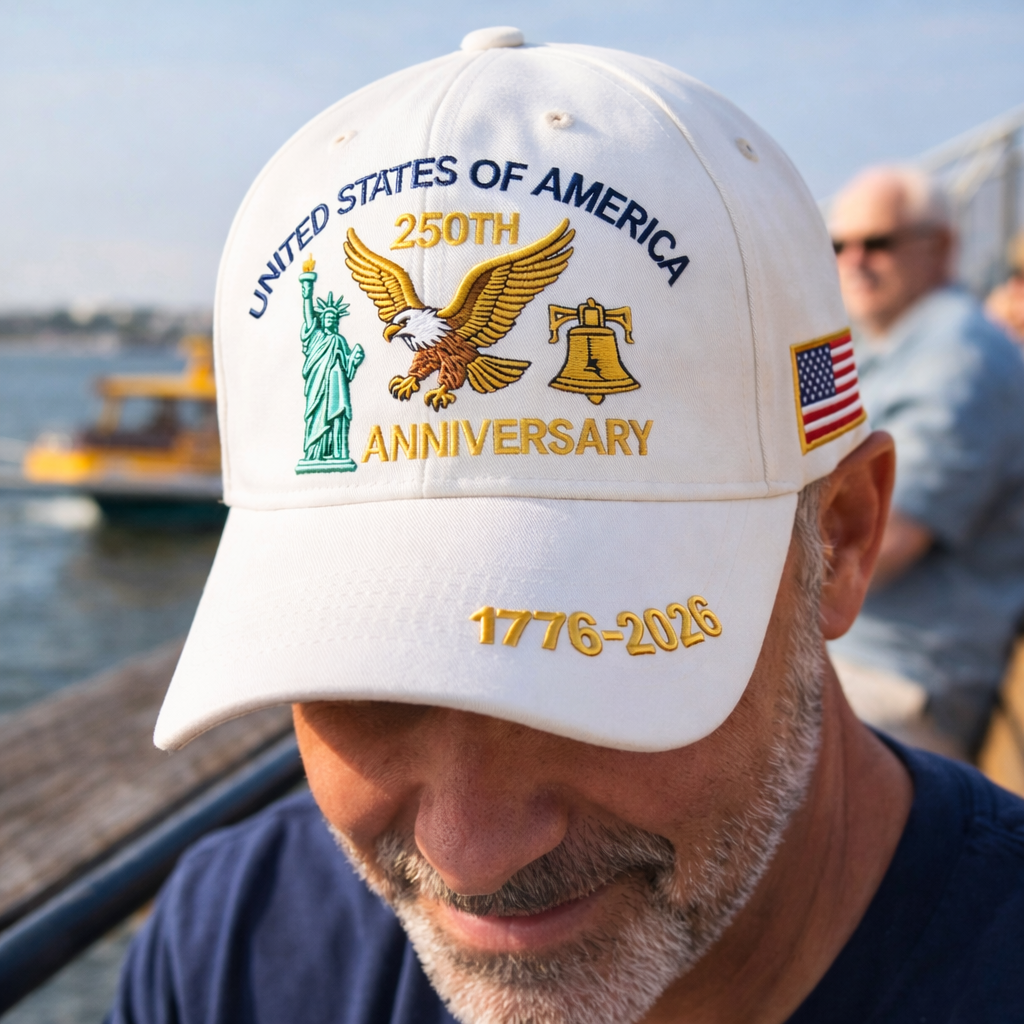 Patriotic Anniversary Baseball Cap Curved Brim
