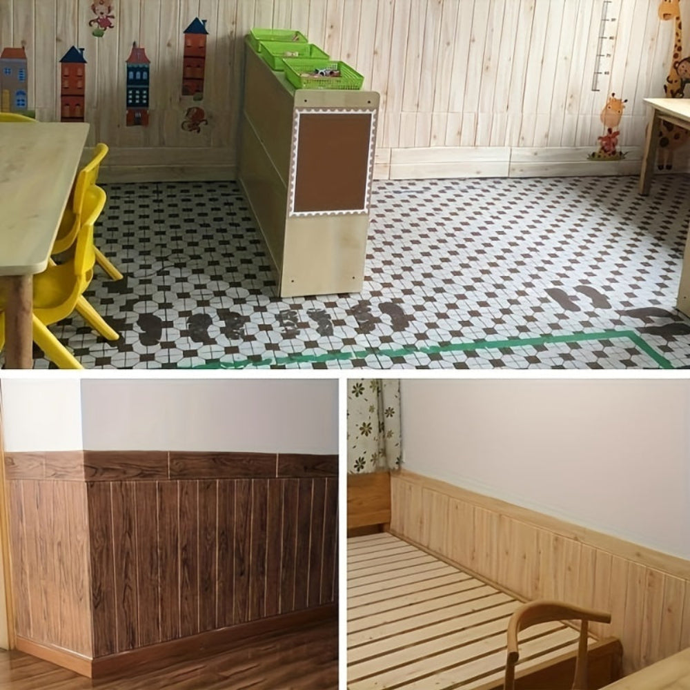 剥がして貼る壁パネル ラスティックウッド 防水デコレーション