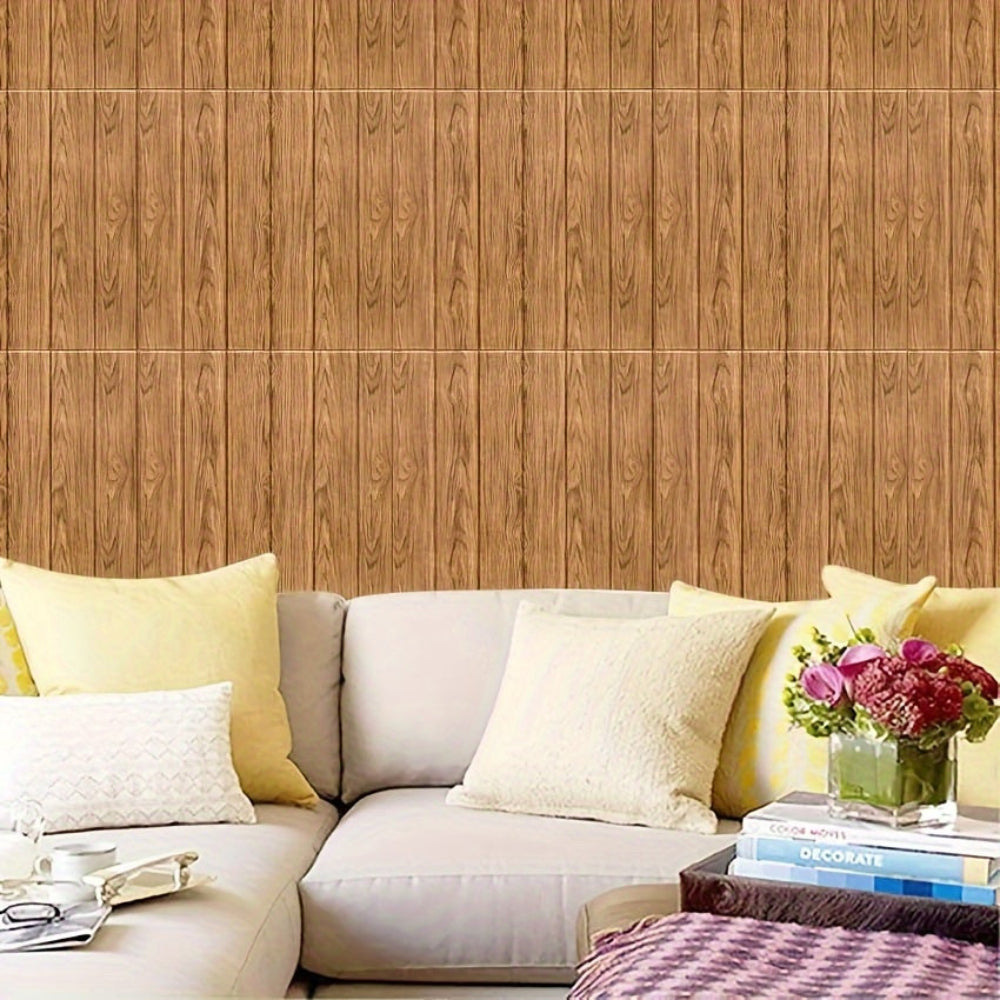剥がして貼る壁パネル ラスティックウッド 防水デコレーション
