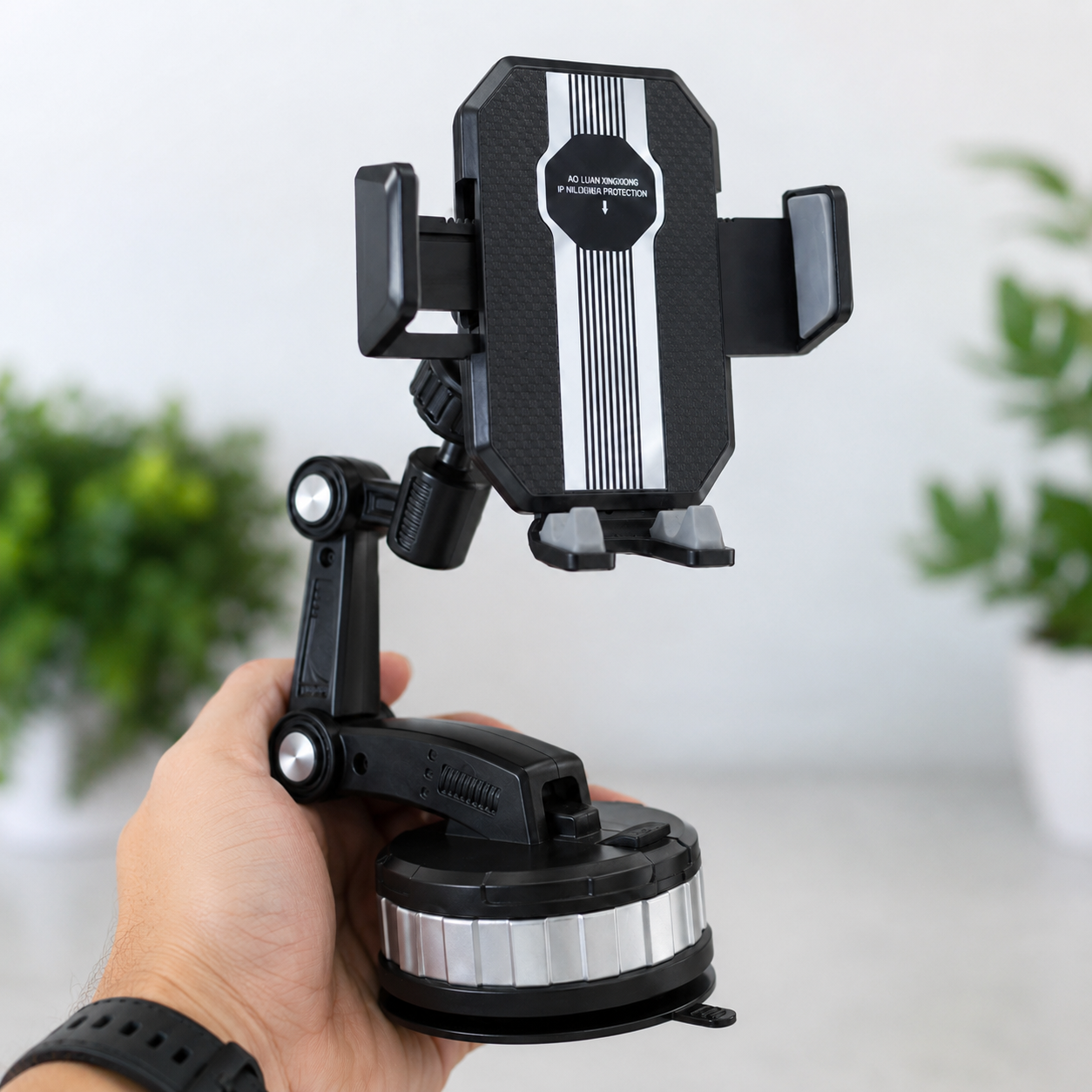 Handyhalter fürs Auto mit starkem Saugnapfhalterung