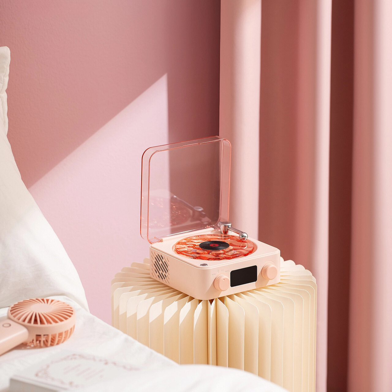 LED Table Lamp Retro Vinyl Mood Light