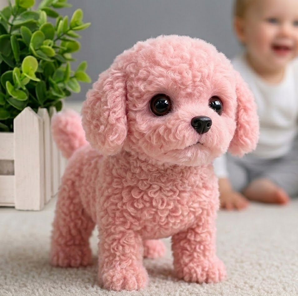 Robot Puppy Realistic Dog Interactive Plush AI Dog Robot
