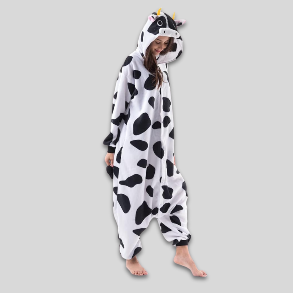 Plush Fleece Onesie Pajamas Adults Sleepwear Costume