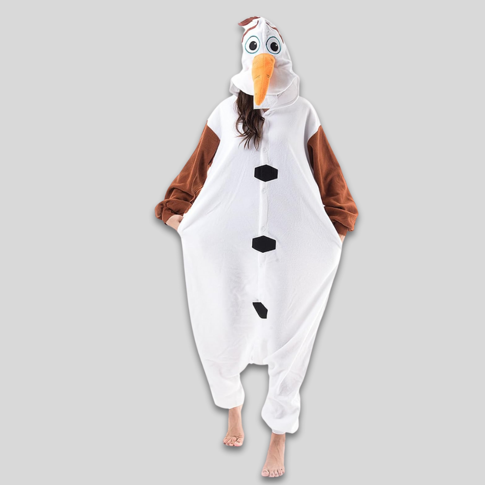 Plush Fleece Onesie Pajamas Adults Sleepwear Costume