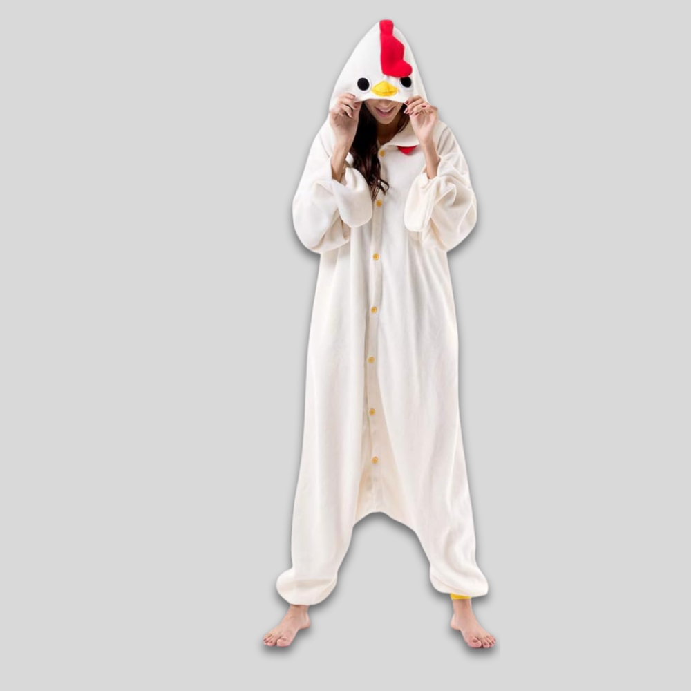 Plush Fleece Onesie Pajamas Adults Sleepwear Costume