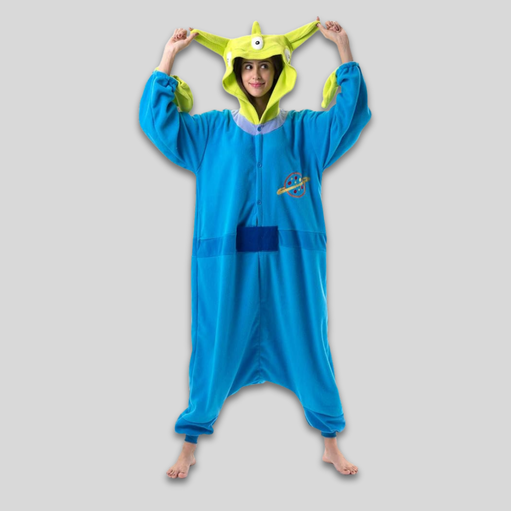 Plush Fleece Onesie Pajamas Adults Sleepwear Costume