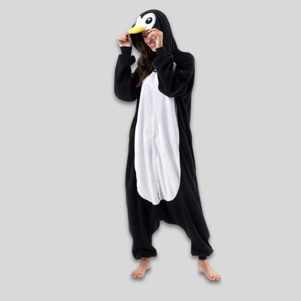 Plush Fleece Onesie Pajamas Adults Sleepwear Costume