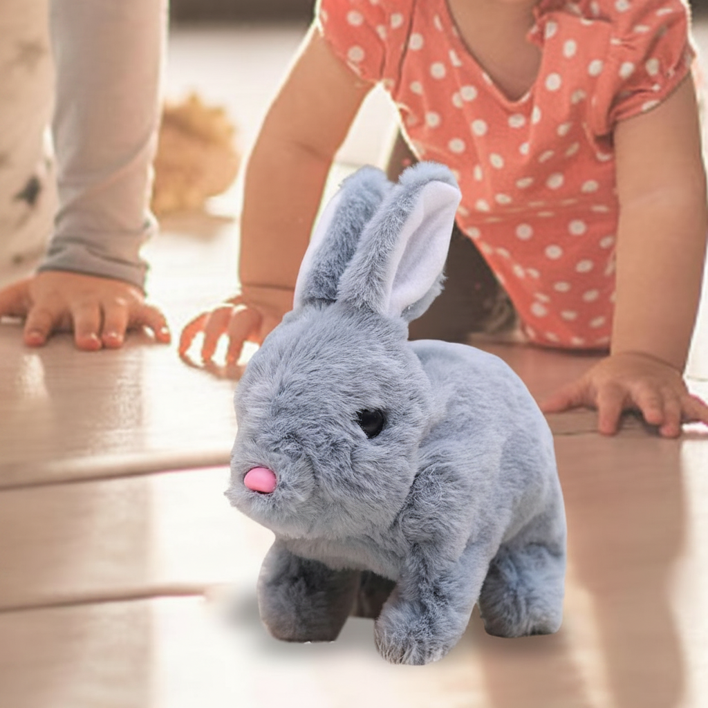 Bunny Toy Plush Rabbit Toy Interactive Moving Animal Toy