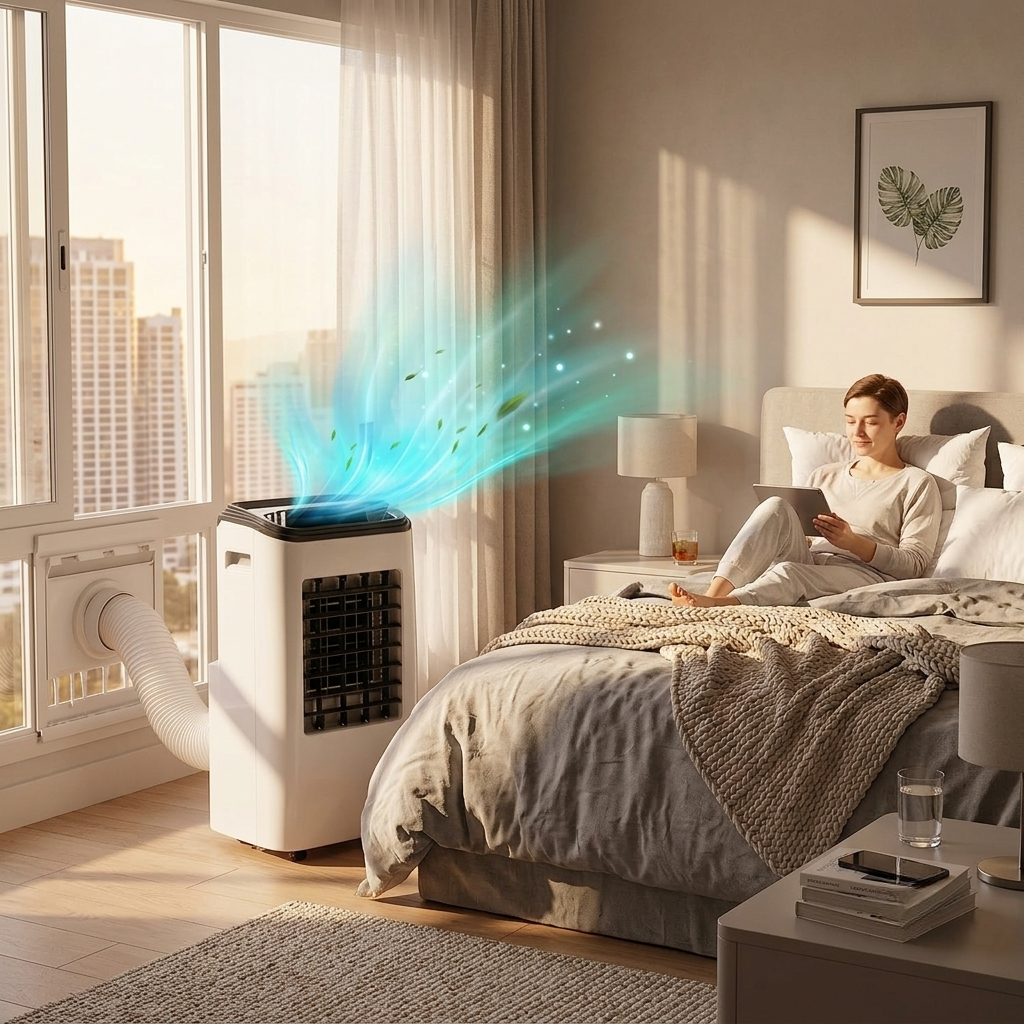 Portable Air Conditioner 12000 BTU Quiet Room Cooling Unit