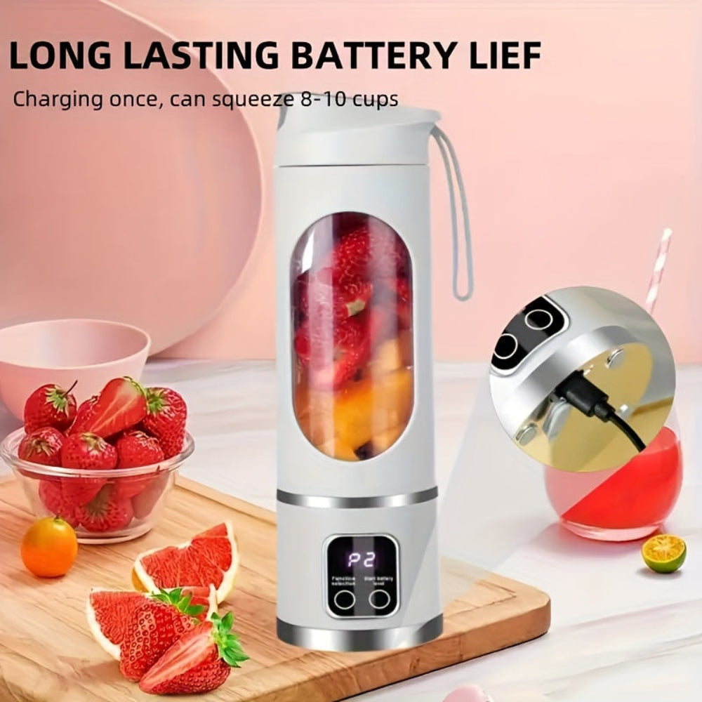 Portable Blender USB Rechargeable Mini Smoothie Juicer 2