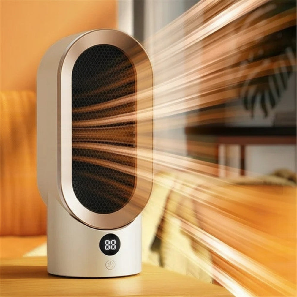 Portable Electric Space Fan Heater 800W Fast Heating