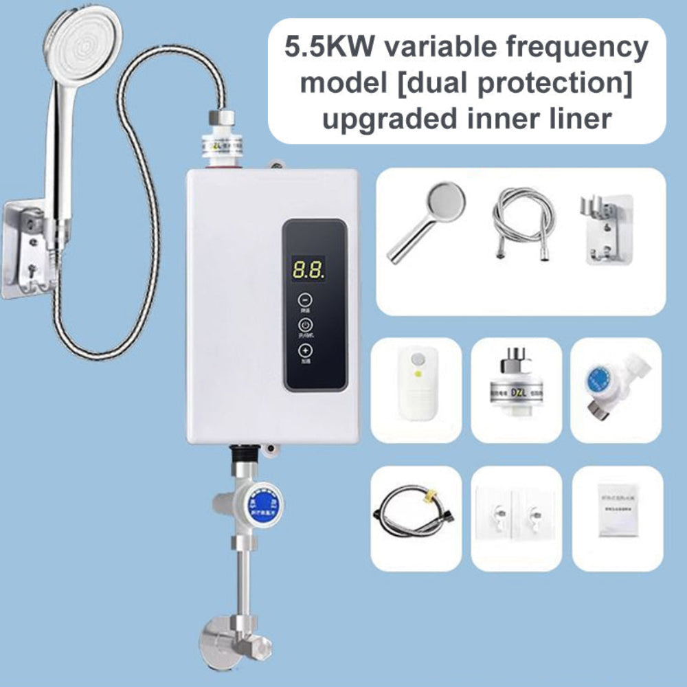 Portable Tankless Water Heater Bathroom Kitchen Sink Use