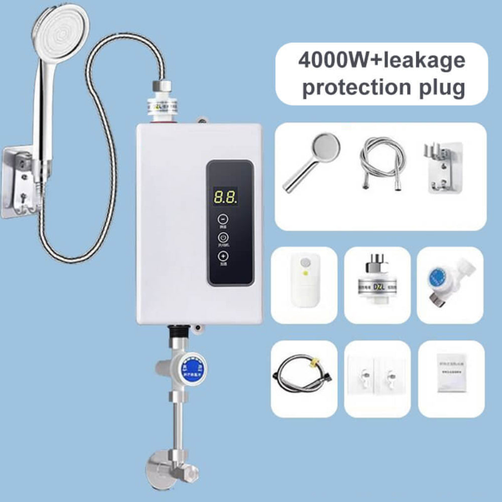 Portable Tankless Water Heater Bathroom Kitchen Sink Use