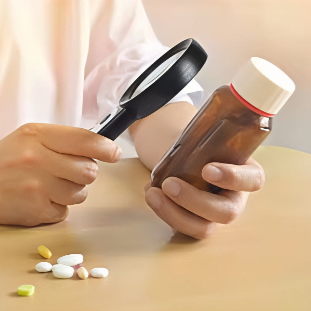 Magnifying Glass LED Light Handheld Reading Tool