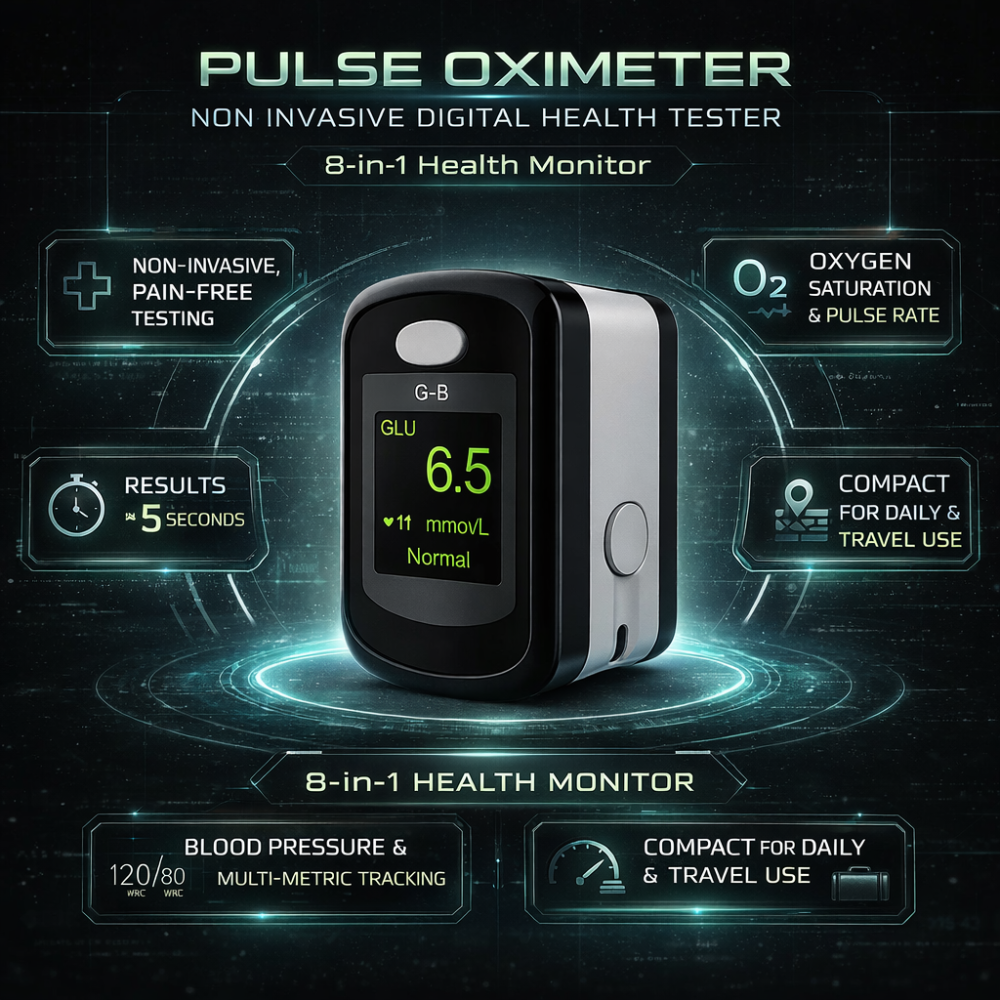 Pulse Oximeter Finger Digital Non Invasive Blood Oxygen Monitor
