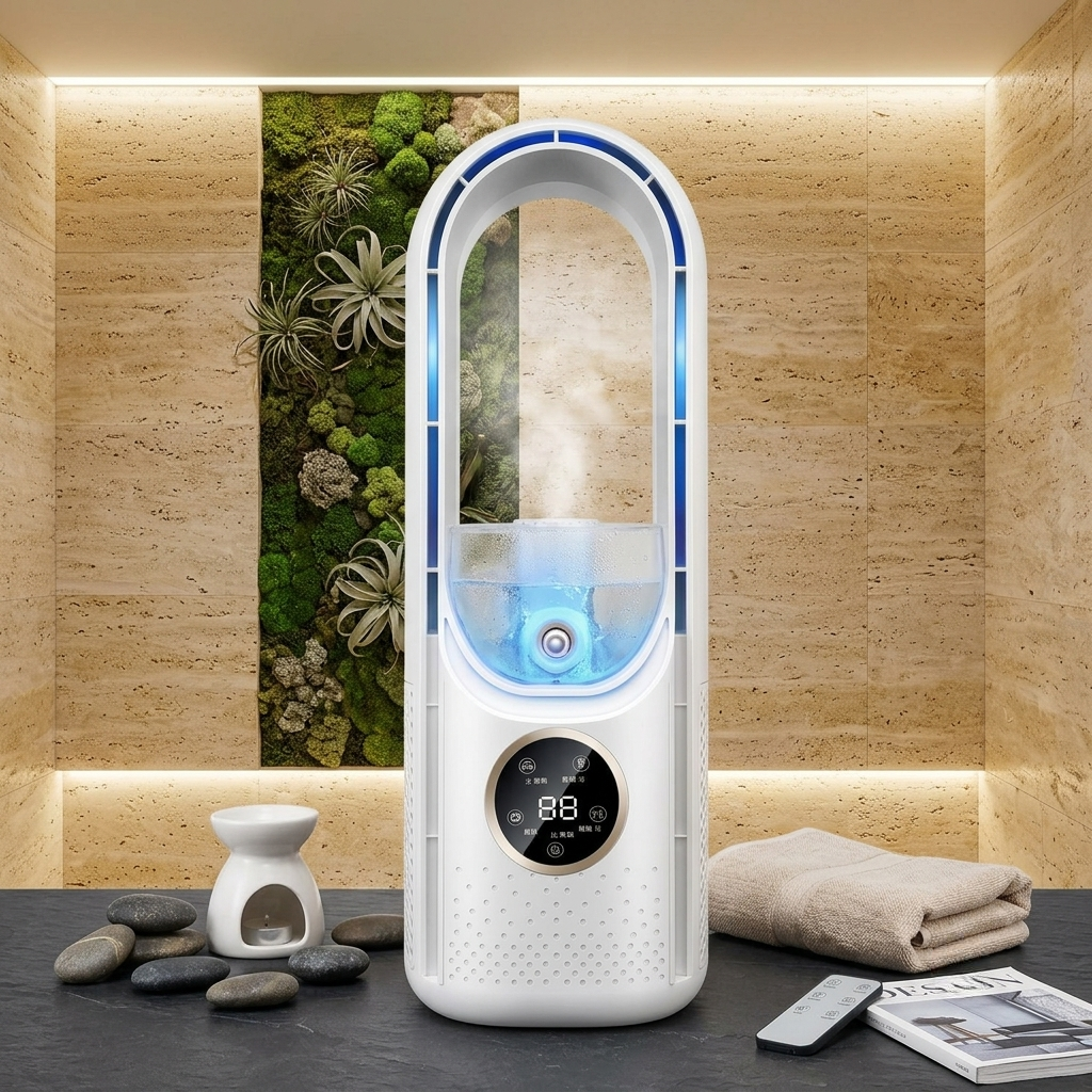 Portable Air Conditioner Bladeless Quiet Room Cooling Unit