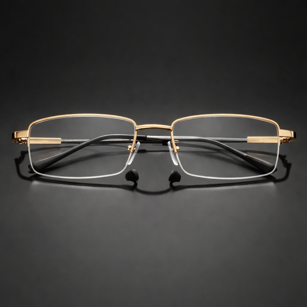 Reading Glasses Progressive Rimless Lightweight Vision Eyewear