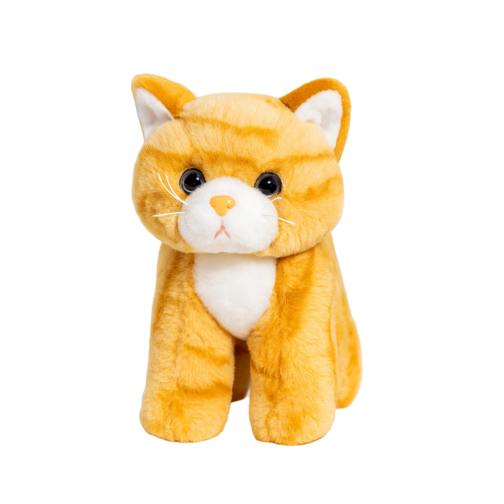 Realistic Cat Plush Toy Soft Stuffed Kitten Doll Kids Gift