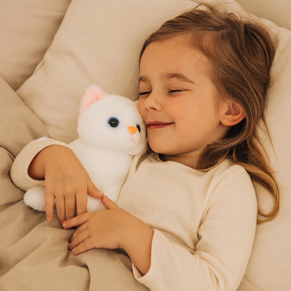 Realistic Cat Plush Toy Soft Stuffed Kitten Doll Kids Gift