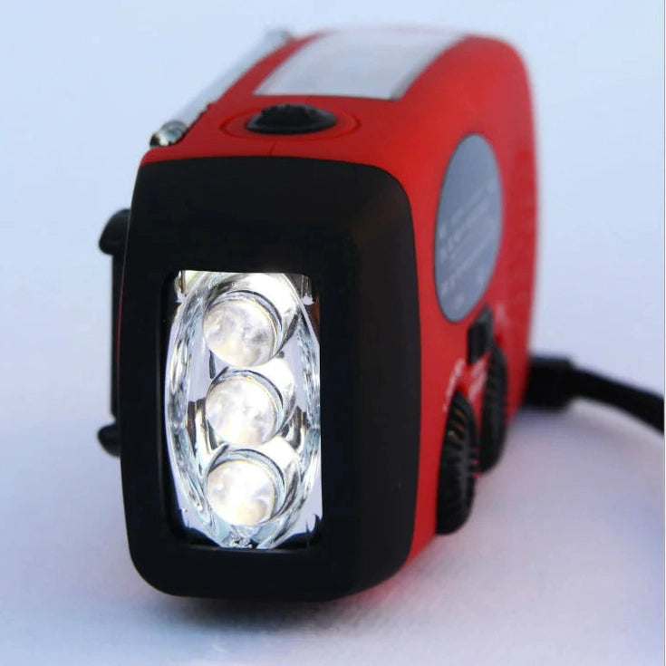 Emergency Radio | Solar Hand Crank Power Hub for Camping