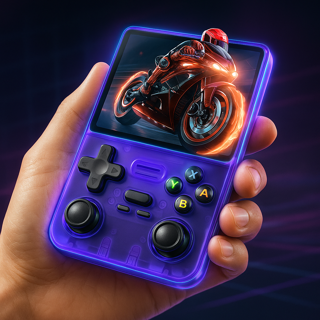 Gaming Console Retro Style Portable Handheld Device