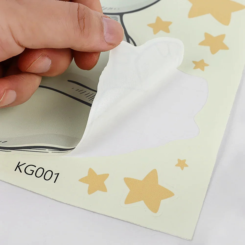 Wall Art Glowing Elephant Nursery Stickers