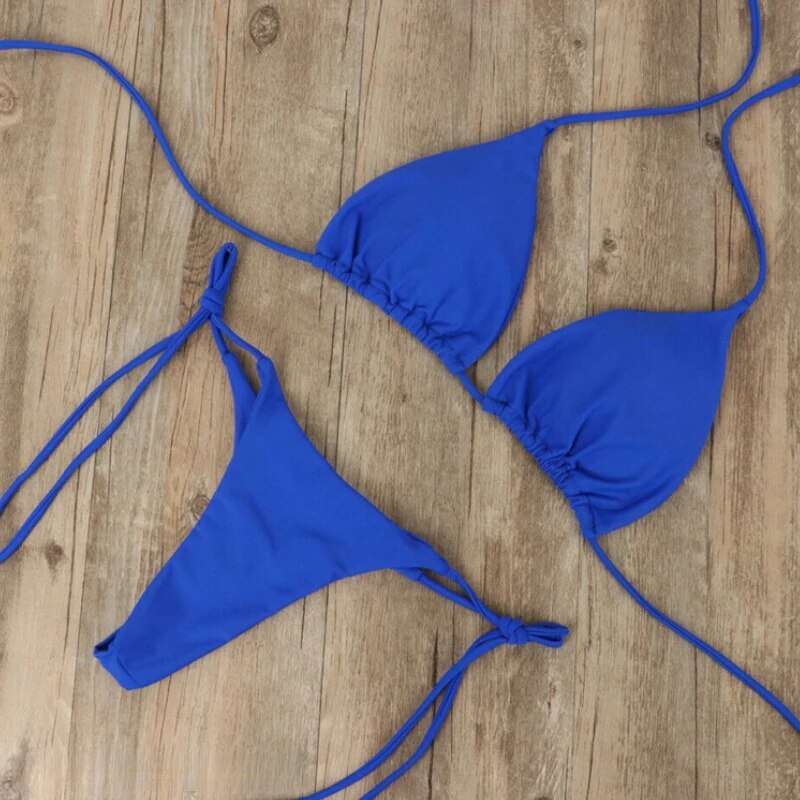 Bikini Swimwear Set with Minimal Tan Lines