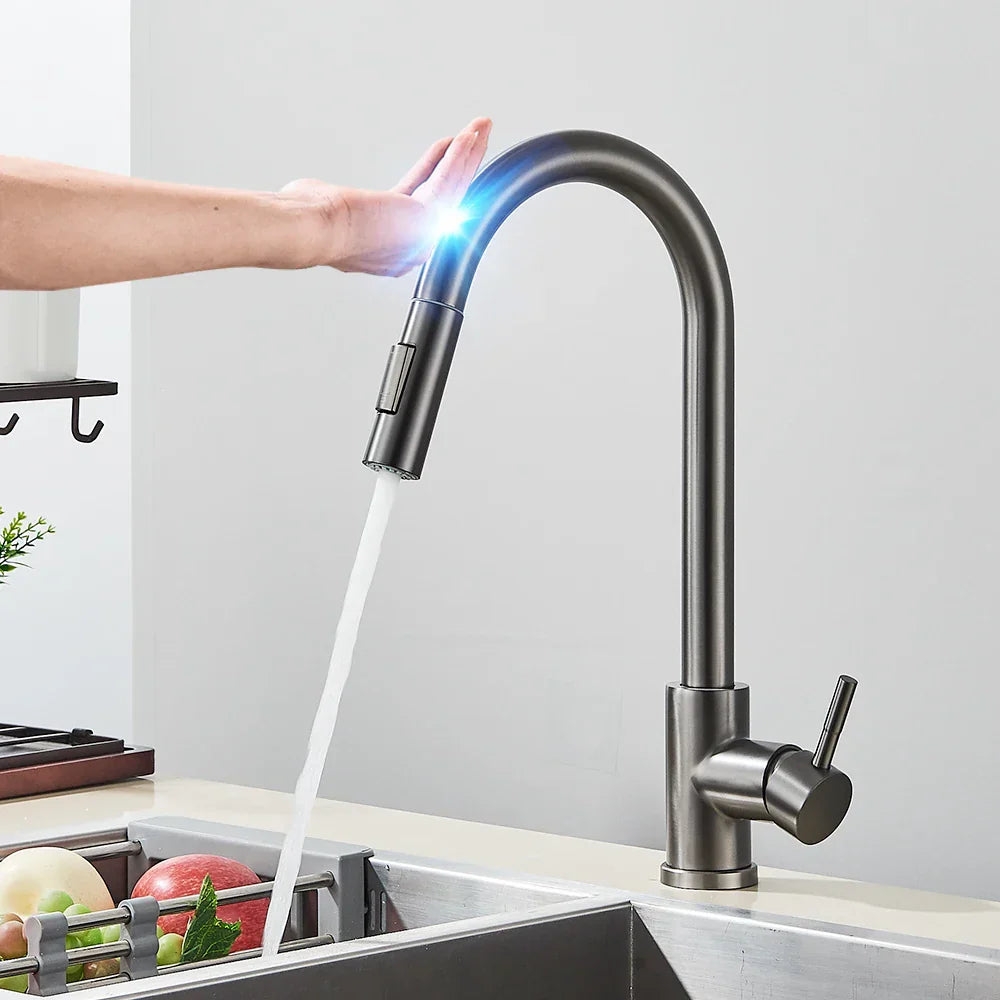 Kitchen Tap with Touch Sensor and Pull Out
