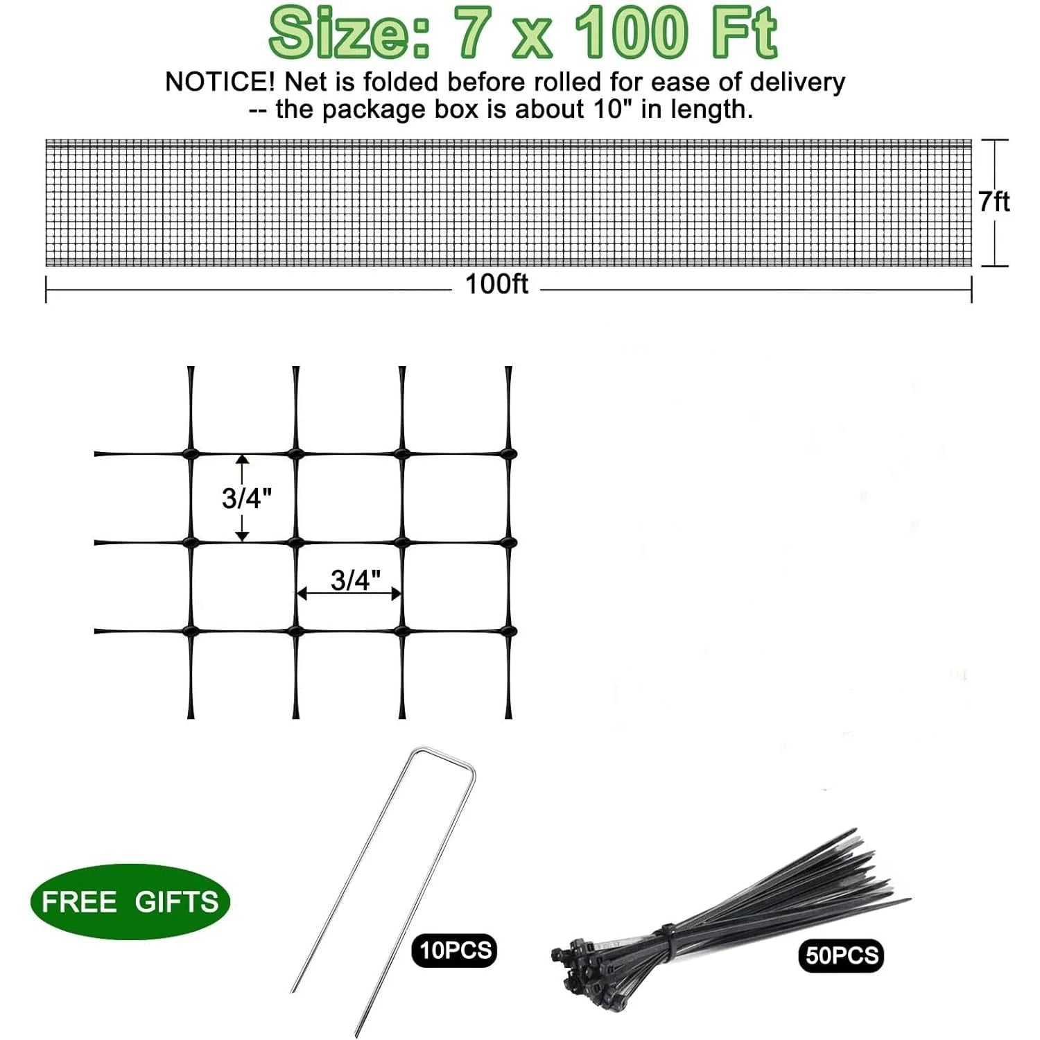 Rete GardenGuard | Recinzione Protettiva Durevole per Piante