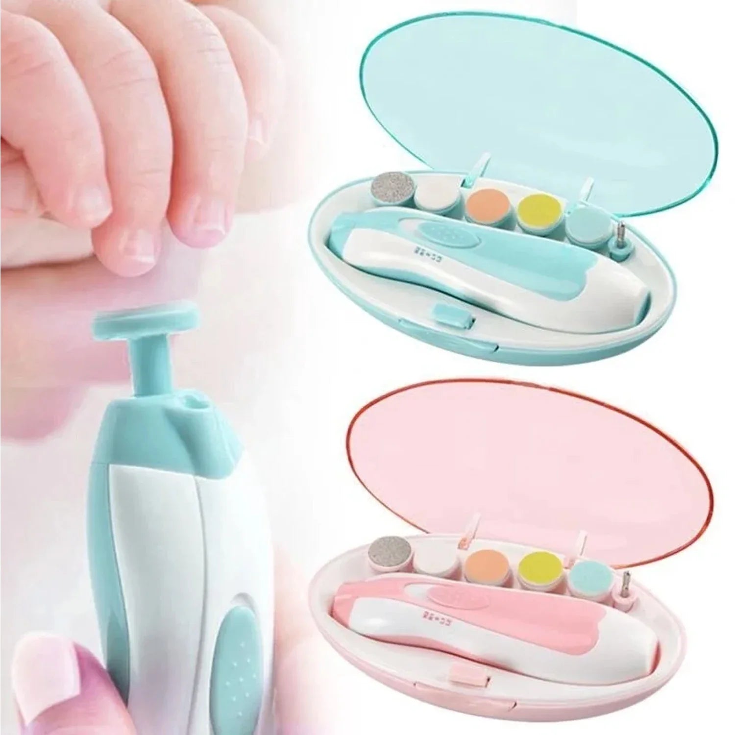 Baby Nail File Electric Safe Trimmer Tool
