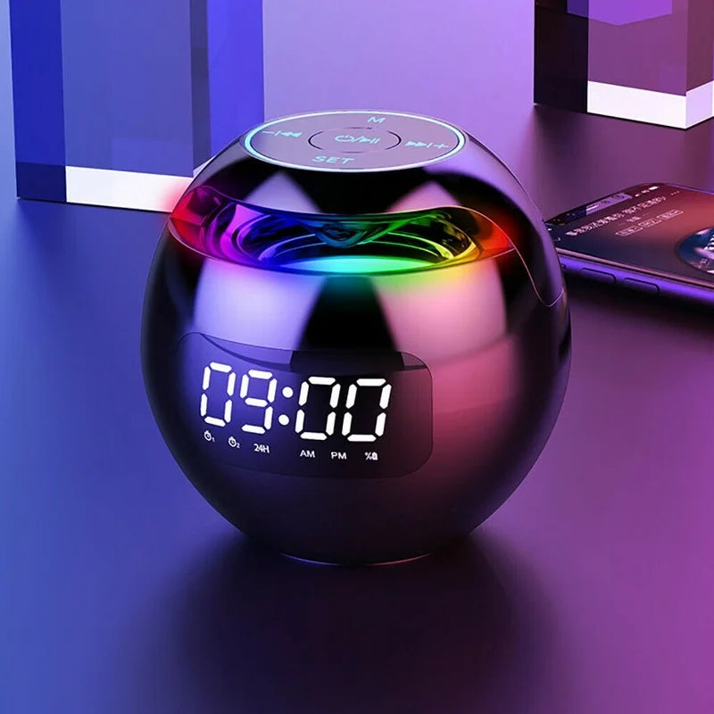 Bluetooth Alarm Clock with LED Light Show