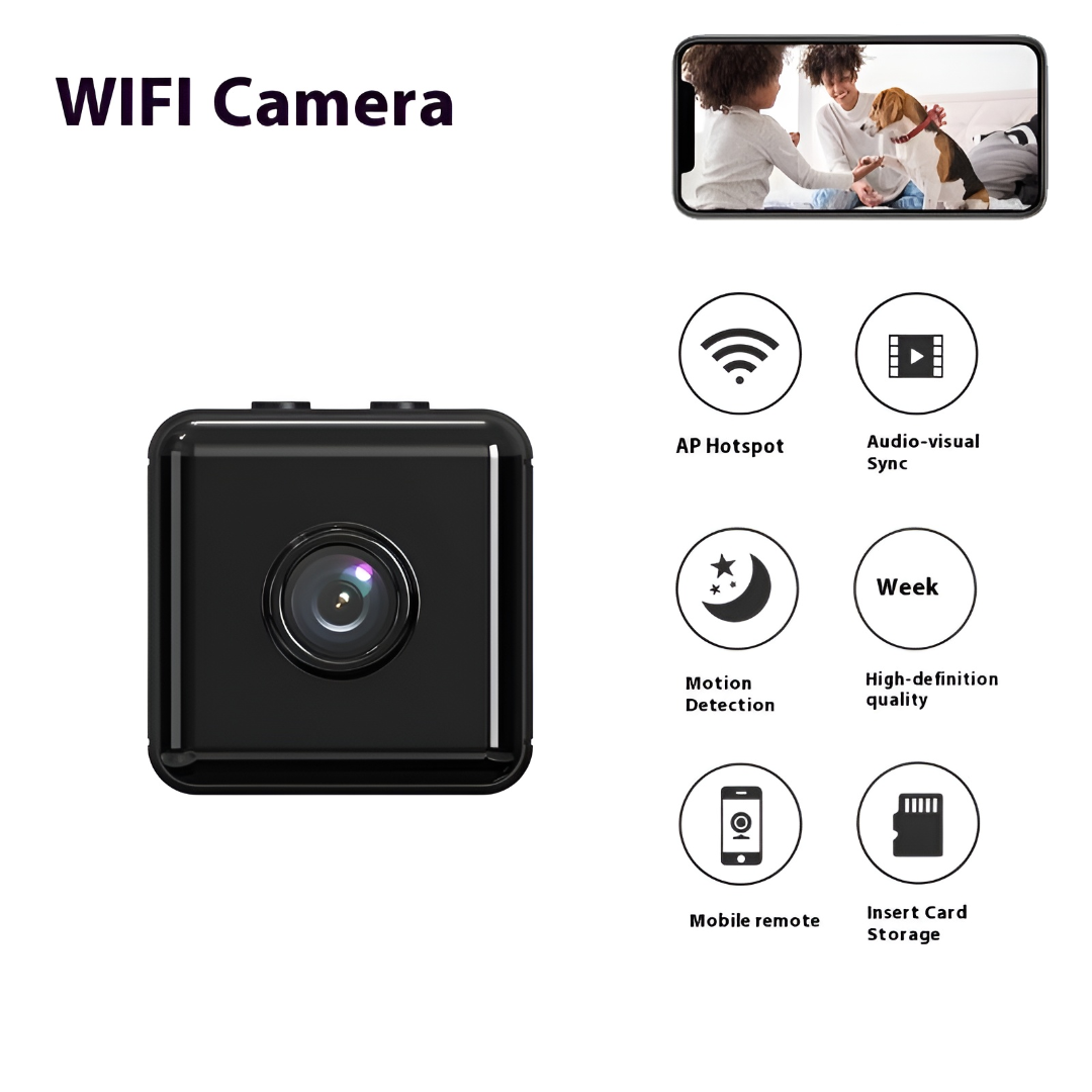 Security Camera WiFi Camera Mini 1080P Indoor Monitoring Camera