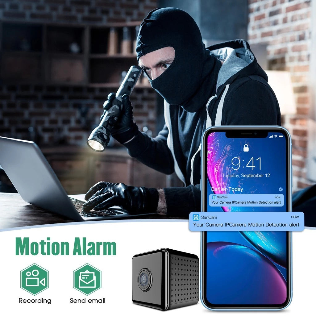 Security Camera Wireless Indoor WiFi Remote Monitoring Camera