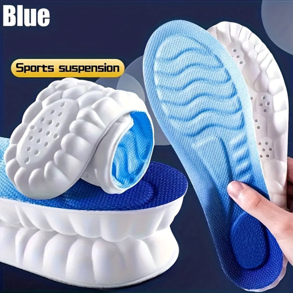 Shoe Insoles Shock Absorbing 4D Cloud Comfort Cushion Inserts