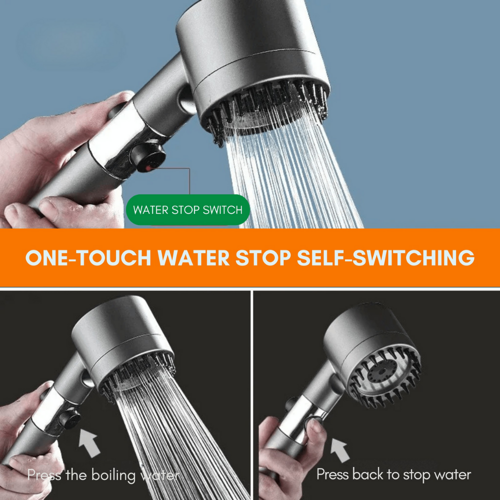 Shower Head High Pressure Filtered Adjustable Handheld Shower